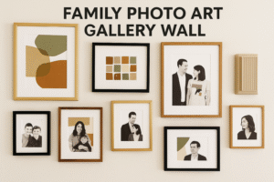 Family Photo Art Gallery Wall