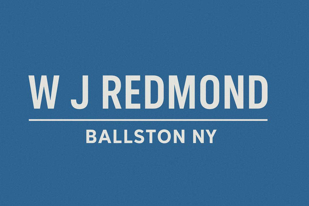 W J Redmond Ballston NY