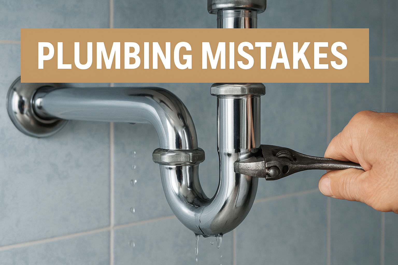 Plumbing Mistakes Homeowners
