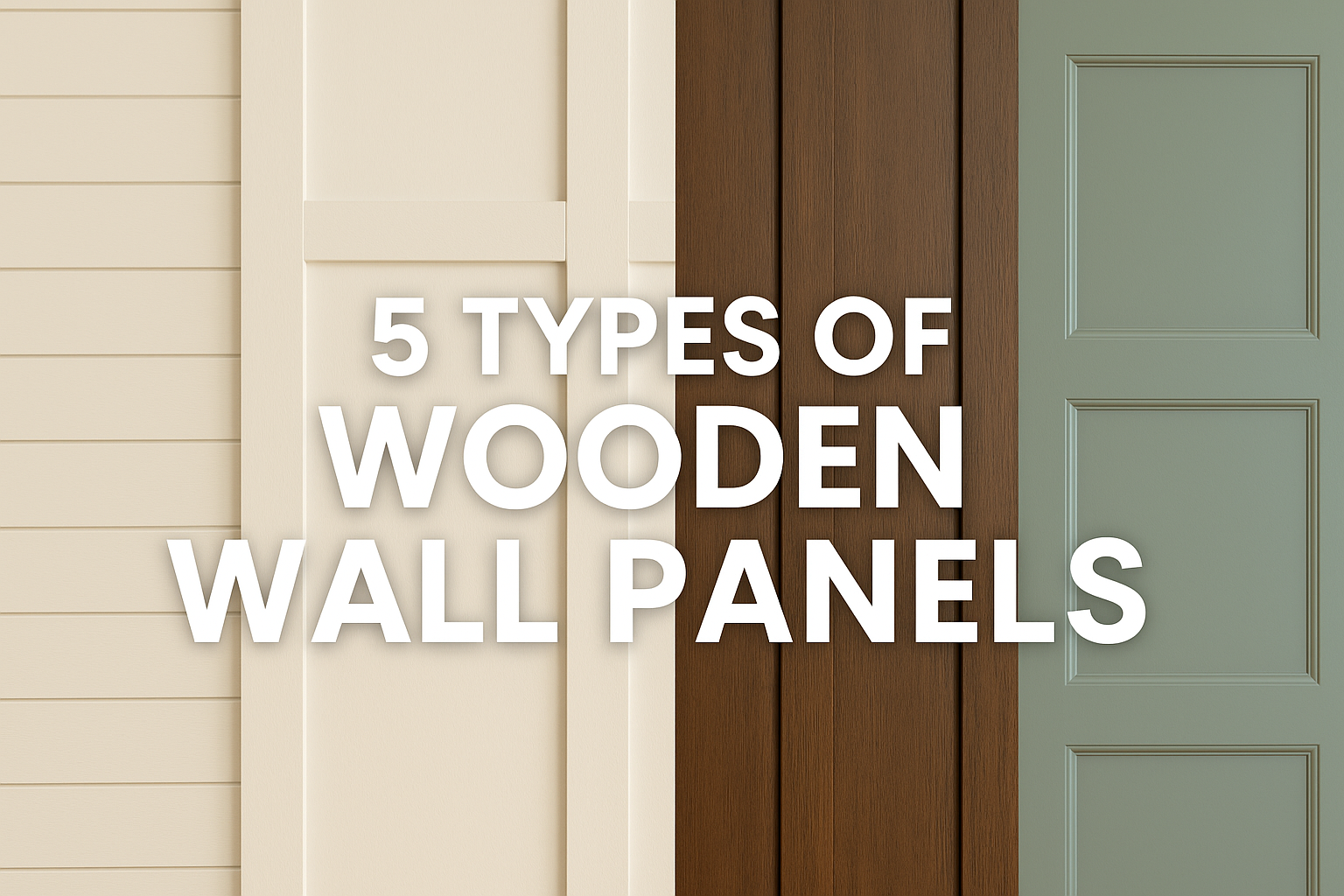 5 Types of Wooden Wall Panels