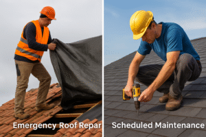 Emergency Roof Repair Vs Scheduled Maintenance
